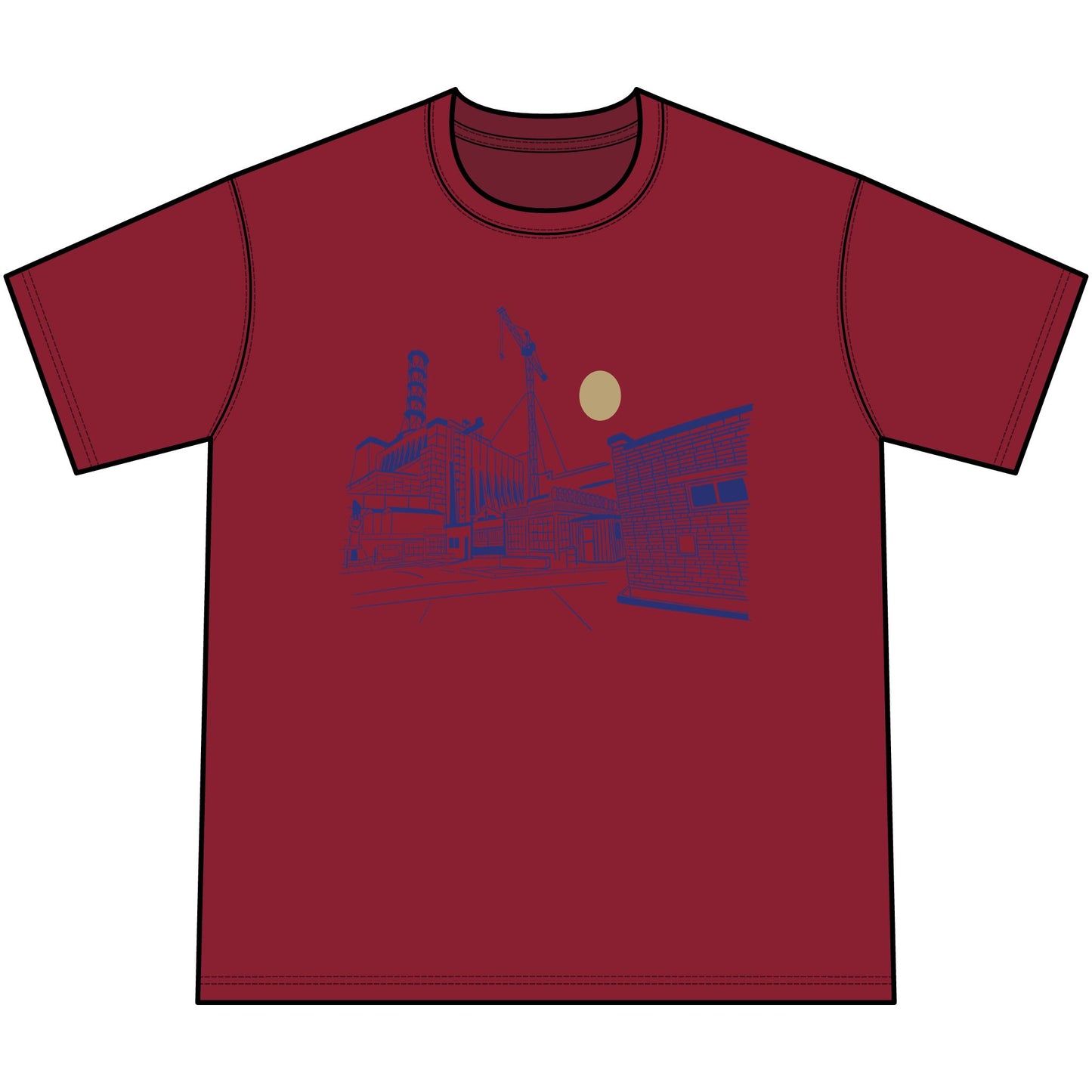 Vintage Boardwalk Illustration T-Shirt