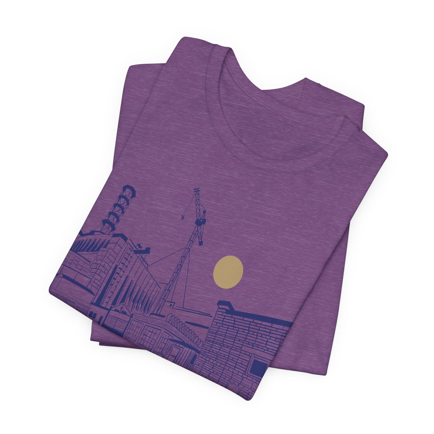 Architectural Sketch Tee — Minimal Cityscape Line Art T-Shirt