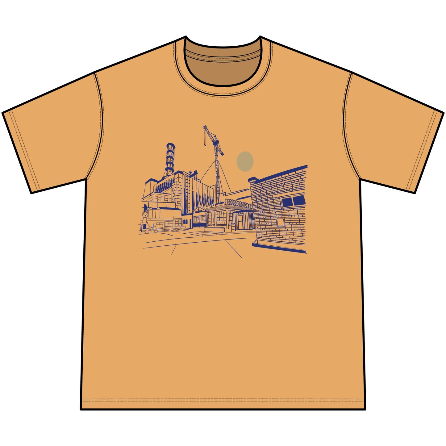 Vintage Boardwalk Illustration T-Shirt