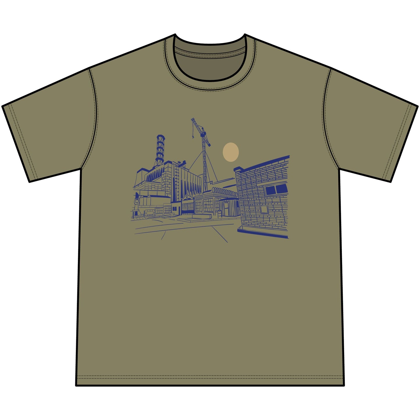Vintage Boardwalk Illustration T-Shirt