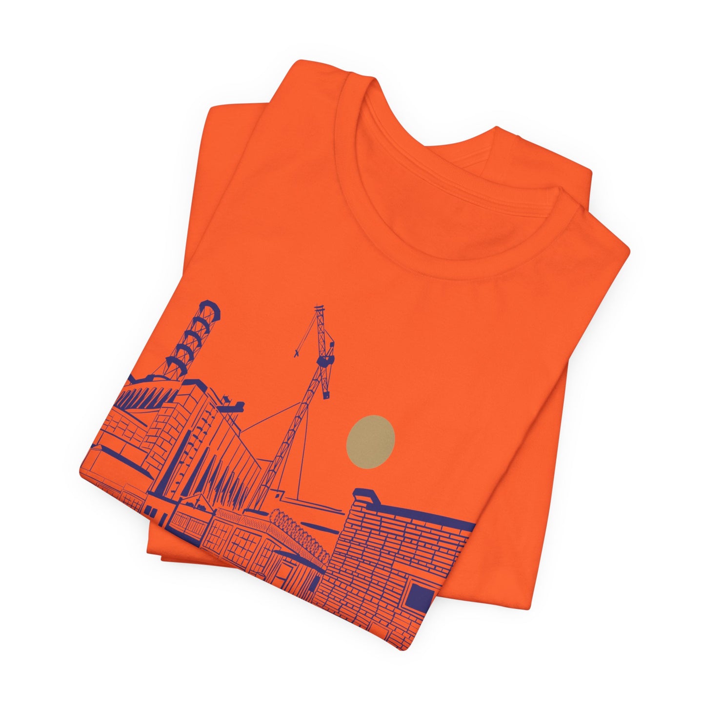 Architectural Sketch Tee — Minimal Cityscape Line Art T-Shirt