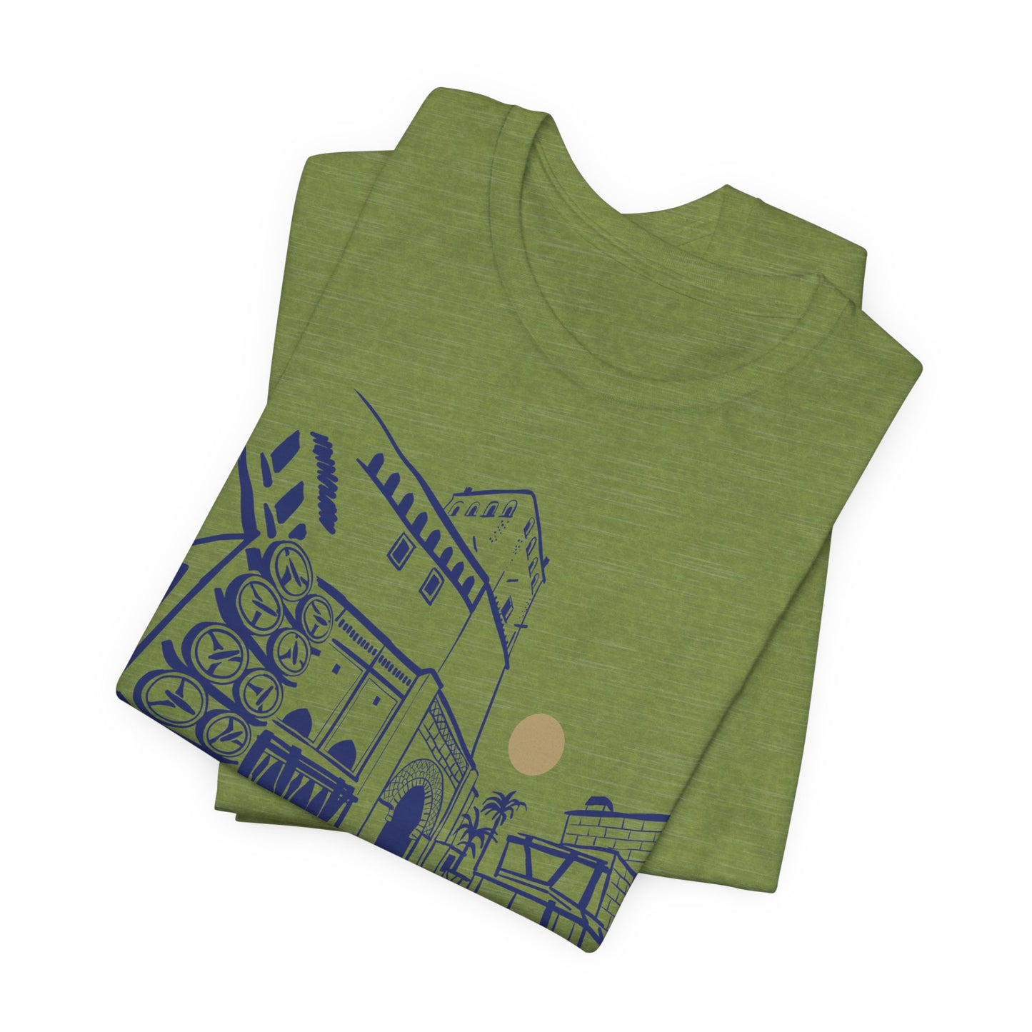Sketch Cityscape Tee — Minimalist Architectural Line Art T‑Shirt
