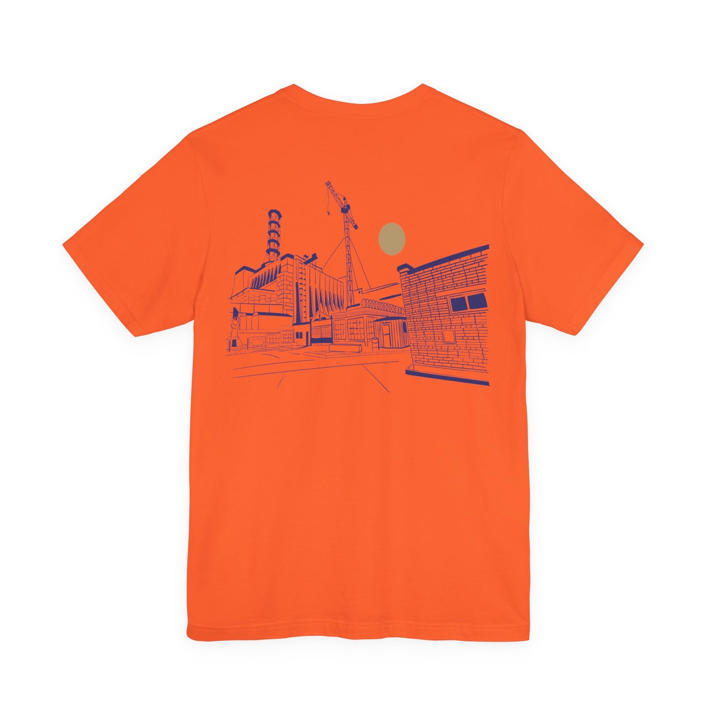 Architectural Sketch Tee — Minimal Cityscape Line Art T-Shirt