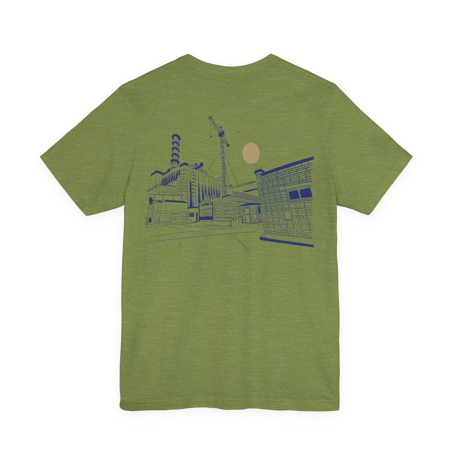 Architectural Sketch Tee — Minimal Cityscape Line Art T-Shirt